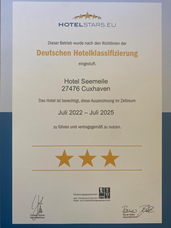 Hotel Seemeile Cuxhaven Luaran gambar